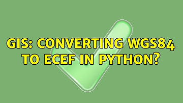 GIS: Converting WGS84 to ECEF in Python? (3 Solutions!!)