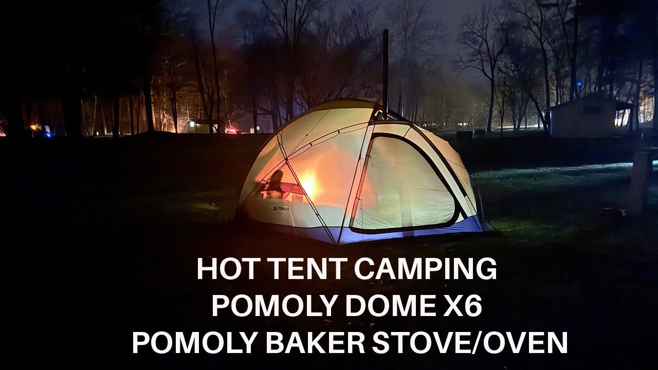 POMOLY DOME X6 HOT TENT CAMPING YouTube