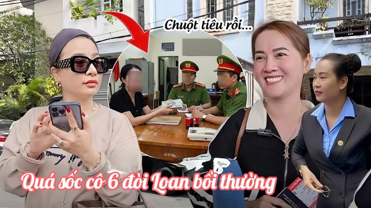 6/3 Hồng Loan Té Ngửa Cô 6 LÀM ĐƠN Yêu Cầu Bồi Thường, Chuột Tái Mặt Bị CA Bắt Sao Kê 2 Căn Nhà
