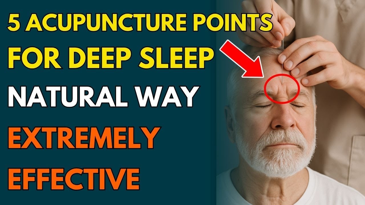 Sleep Secret for Seniors: These Are 5 Acupuncture Points for Natural Deep Sleep
