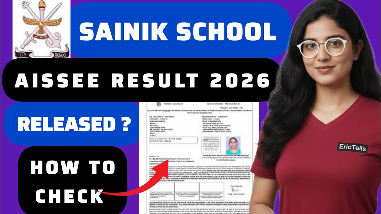 sainik school result 2026 | sainik school aissee result 2026