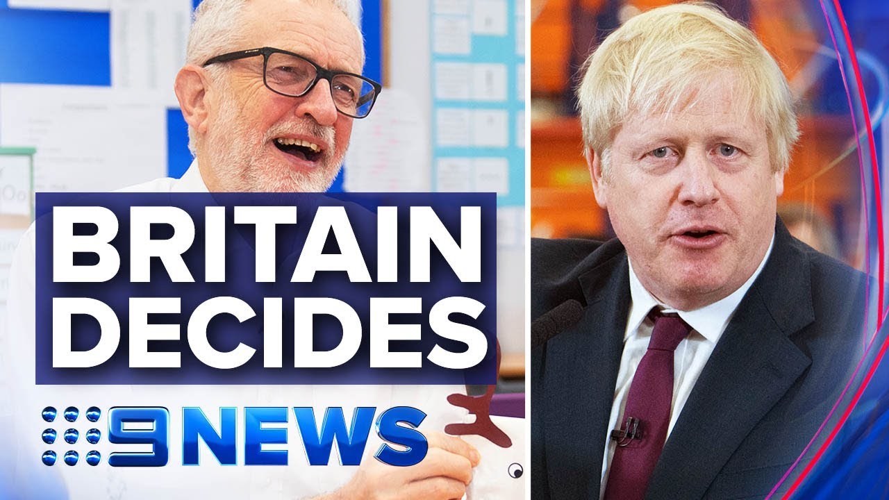 Bizarre final build up to UK general election | Nine News Australia