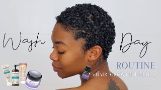 My Wash Day Routine + 4-Month Hair Growth Update!