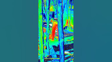 Heat map of building construction site