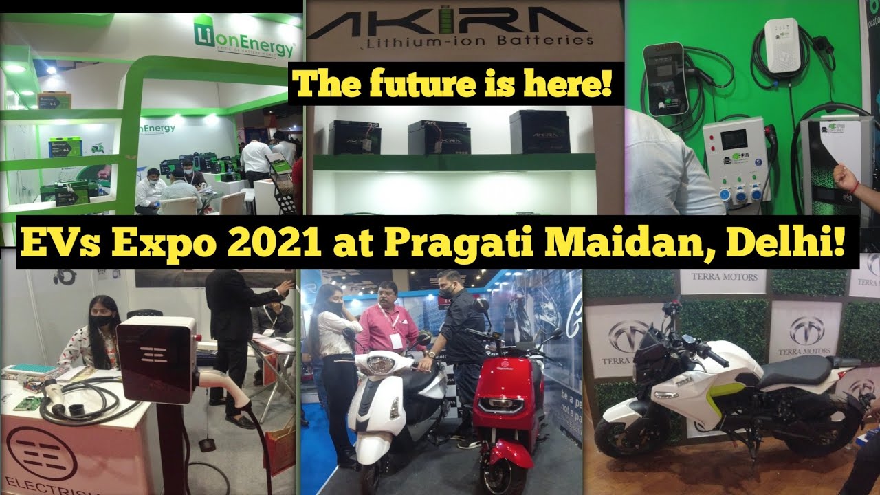  ELectric Vehicle 🛵🛴🔋⚡Expo 2021, Pragati Maidan, Delhi YouTube