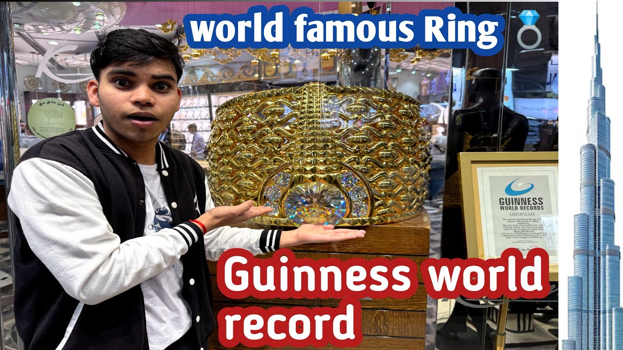 World Record Ring 💍 In Dubai (Pure Gold 22k carrot)