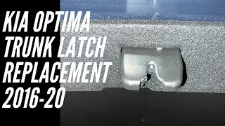 Avoid Costly Repairs: DIY Guide to Trunk Latch Replacement for KIA Optima/Hyundai Sonata