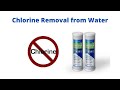 How to remove chlorine from water explained in one minute
