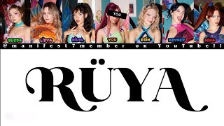 Manifest - Rüya You As A Member Karaoke (7 Members Ver.) Color Coded 