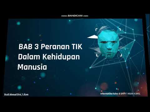 Informatika kelas 8 Bab 3 Peranan TIK dalam Kehidupan Manusia