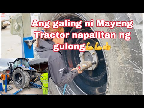 Video: Paano mo palitan ang gulong ng traktor sa hardin?