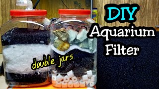 Membuat Filter Aquarium dengan Stoples Makanan Plastik