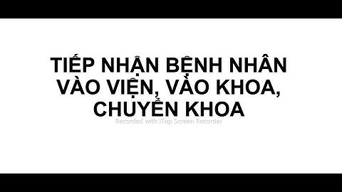 Hướng dẫn ghi chép tờ điều trị