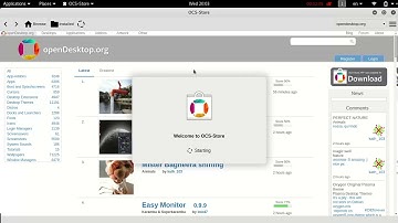 how to install OCS Store in the kali linux for KDE theme for gnome