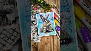 Distress Hoppy Spring Card by Kulbir Kirkland