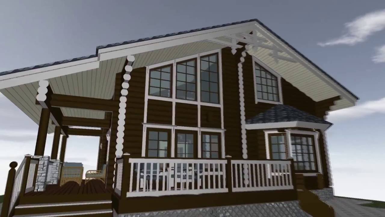 Проект деревянного дома "Бременский" с описанием. North Forest