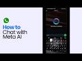 How to Chat with Meta AI on WhatsApp [LATEST]
