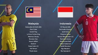 [ Stadium Bukit Jalil ] Malaysia vs Indonesia (Home Kits) | PES 2021 Patch MSL23/24 by Razor