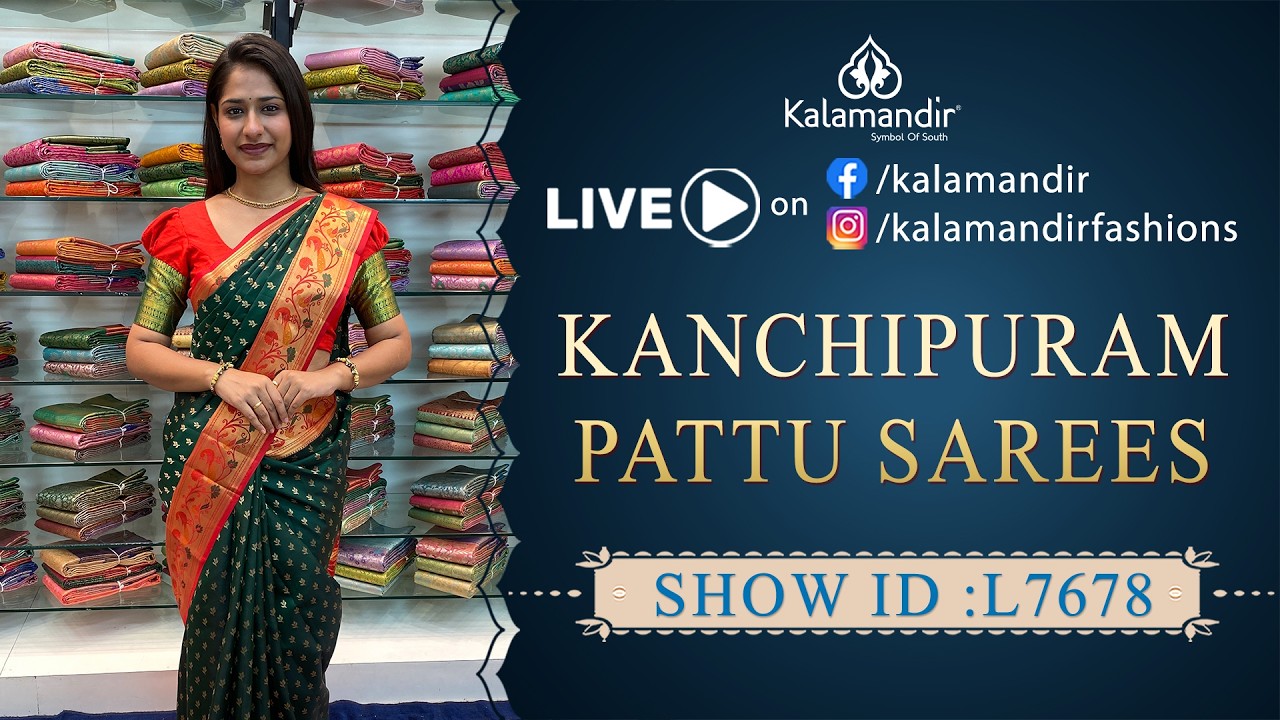 Exclusive Kanchipuram Pattu Sarees - Weavers Price | WhatsApp 9852 9852 99 | Kalamandir Sarees LIVE