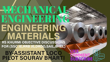 LECTURE-1||ENGINEERING MATERIALS||R S KHURMI OBJECTIVE DISCUSSIONS||FOR ALL TECHNICAL EXAMS|