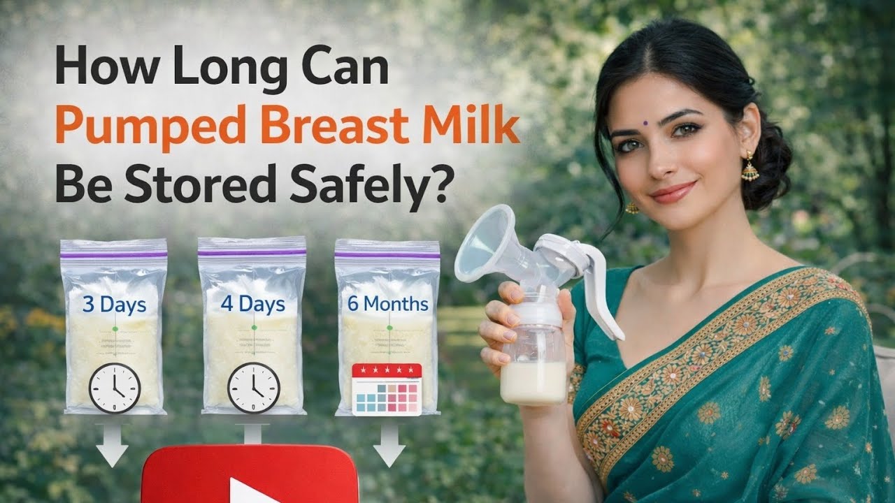How Long Can Pumped Breast Milk Be Stored Safely? - YouTube
