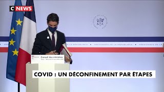 Covid-19 : le déconfinement se fera étape par étape