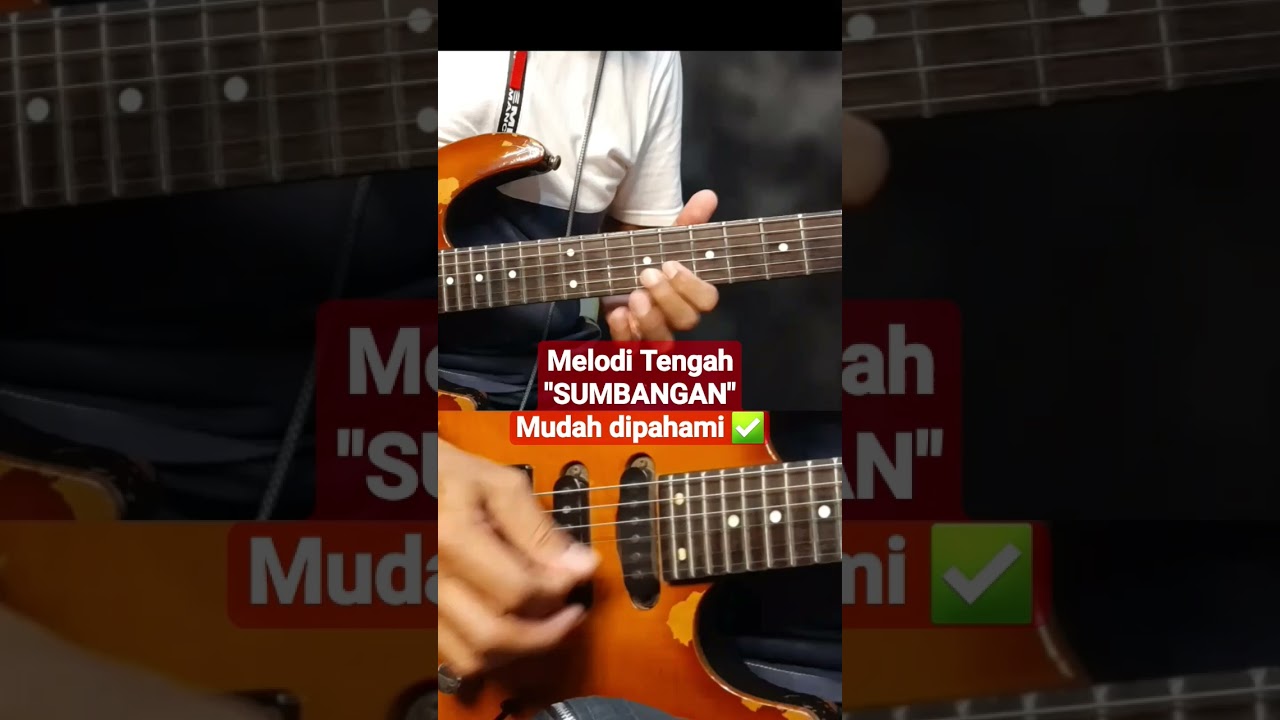 Melodi Tengah SUMBANGAN Rhoma Irama Soneta ‼️mudah dipahami dan dipelajari ✅
