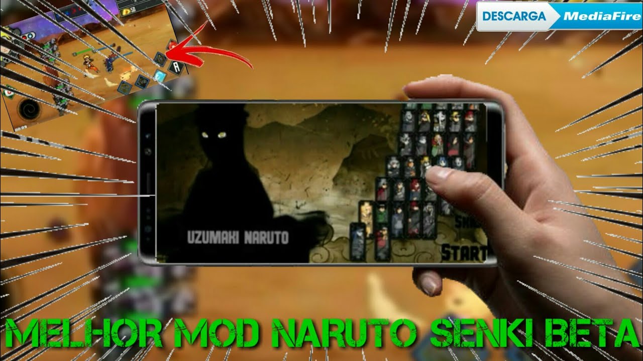 MELHOR MOD JA CRIADO DO NARUTO SENKI BETA ANDROID DOWNLOAD