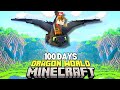 I Survived 100 DAYS In A HIDDEN WORLD OF DRAGONS In MINECRAFT I Survived 100 DAYS In A HIDDEN WORLD OF DRAGONS In MINECRAFT