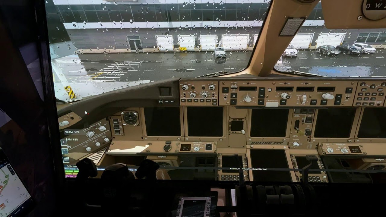 Part2 Pan AfriSim Live Stream - Testing Live stream X-Plane 12 - FlightFactor B777-200 V2