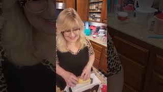 Heather Wheeler demos the Tupperware Mandoline
