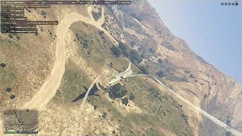 Reverse bombing shenanigans with addon planes in gta (Fivem)