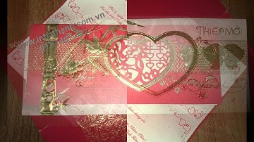 In thiệp cưới theo mẫu thiệp cưới đẹp nhất năm 2016