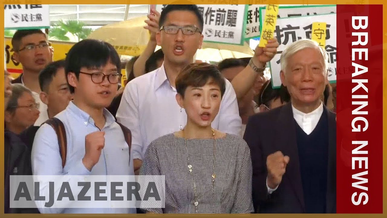 🇭🇰 إدانة قادة احتجاجات "حركة المظلات" في هونغ كونغ | الجزيرة الإنجليزية