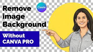 Remove Image background without Canva Pro | Simple & Free Background Removal Tutorial