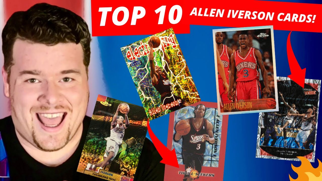rare allen iverson cards Copy of 1997-98 Metal Universe #20 GOLD REEBOK Vers Basketball Card Guy This will make a great addition to the collection of any true sports fan Allen Iverson Philadelphia 76ers Autographed