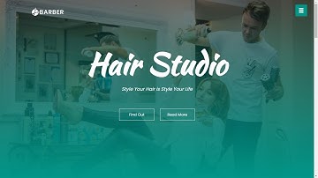 How To Create Barber Website Using HTML CSS And JS || Barber Website || #Codingissoeasy