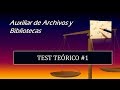 Test teórico comentado #1 - Aux. Biblioteca