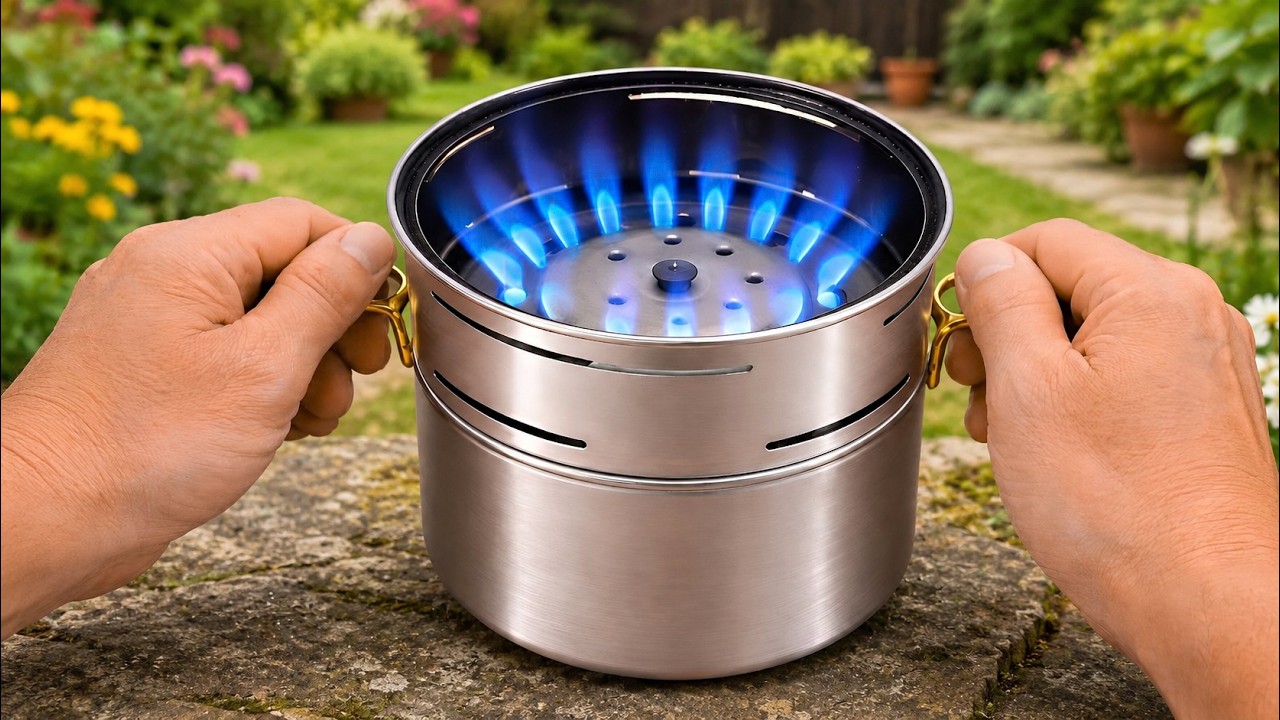 No Gas, No Wood 😱 This DIY Tin Can Mini Stove Will Surprise You!