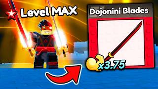 Unlocking MAX LEVEL Dojoini Blades in Lucky Block Rush!