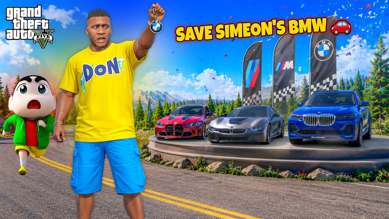 Franklin Saves Simeon's BMW Showroom! 😱 | GTA 5 Malayalam