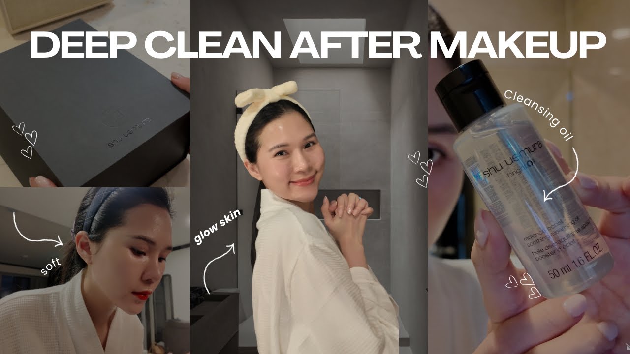 Cách làm sạch da sâu sau khi makeup đúng cách