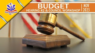 Municipality of Monroeville Public Budget Hearing #2 - Discussion for the 2024 Budget