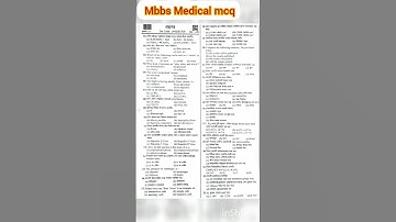 Medical question solution 2023 || MBBS MEDICAL admission mcq solution #medical #mbbs #mcq