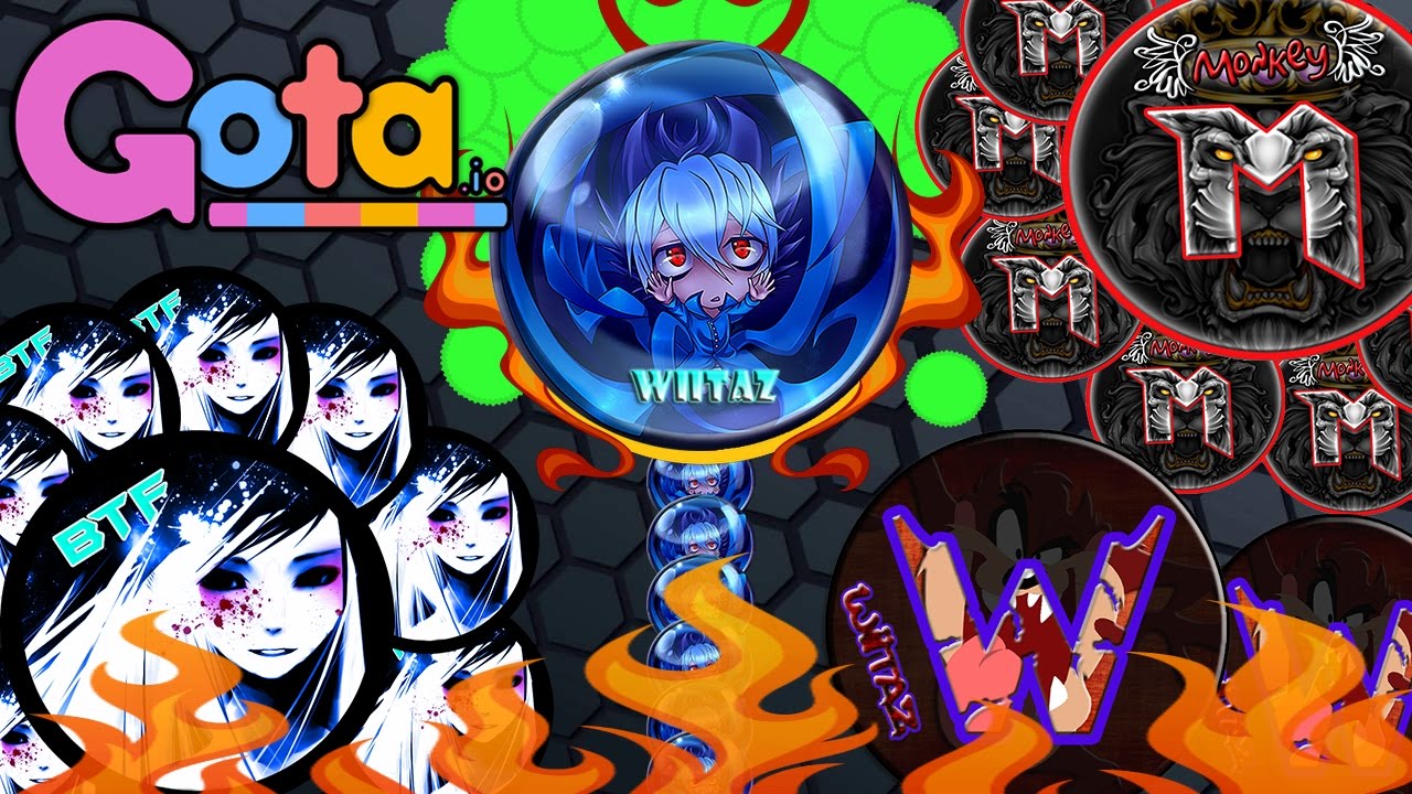 GOTA.IO VIRUS LINESPLIT, MEGA PUSH SPLIT! INSANE MOMENTS.