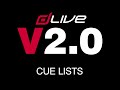 dLive V2.0 Cue Lists