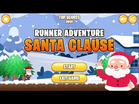 Santa Clause Runner Adventure+ Unity3d 2020 Source Code + Admob Ads Ready + 64 bit support