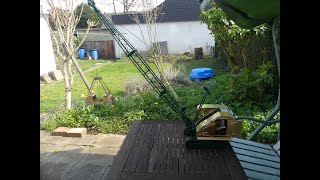 Celebrity Ruston Bucyrus 22  Test Greifer,  check clamshell bucket Profile