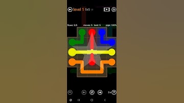 How To Solve Flow Free Bridges Sampler Level 1 5x5 Board Easy Walk Through Solution Walkthrough