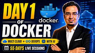 Docker Full Course 2026 | Day 1 | Multi Cloud + DevOps with AI